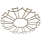 Ekena Millwork Augustus Wood Fretwork Pierced Ceiling Medallion, Hickory, 34"OD x 12"ID x 1/4"T CMWP34X34X0250AUHI - alternate 2